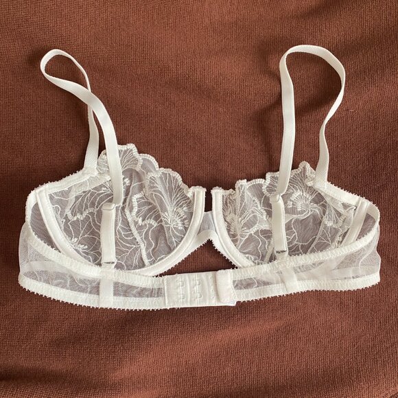 Ysé Source d'amour Half-cup bra Ivory 34A- Made in France - Picture 7 of 7